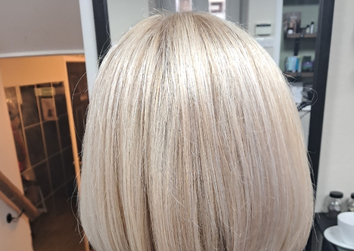 Bleach Application with toner Full Head 