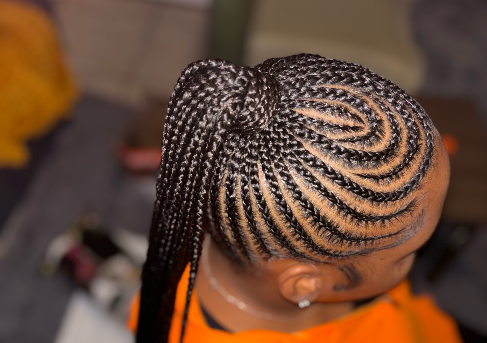 Braided ponytail small