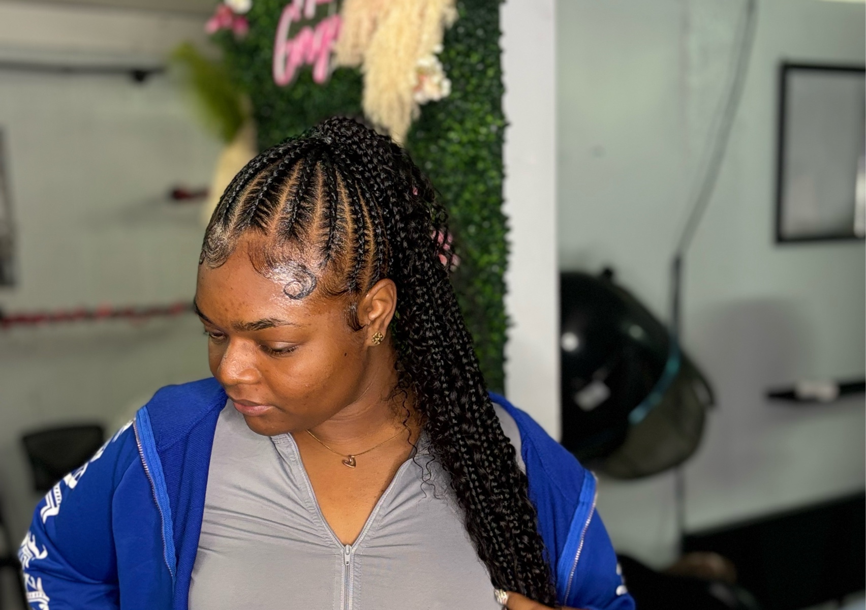 Braided Ponytail Med
