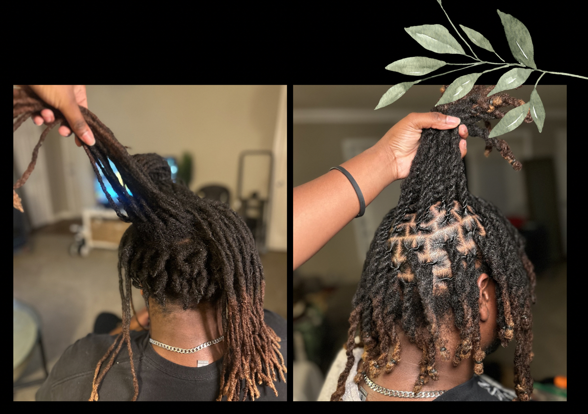 Half head loc reattachments