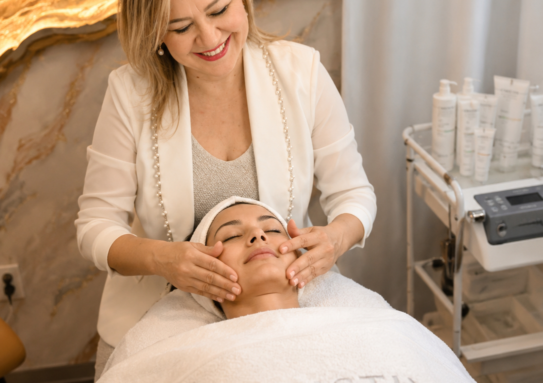 Gesicht lymphdrainage