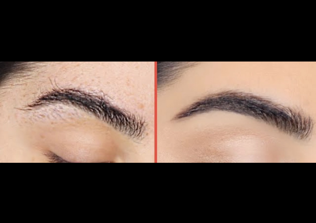 Epilacion de cejas pobladas