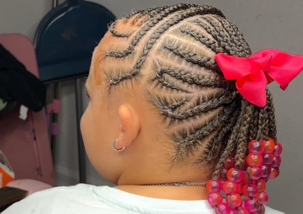 Lemonade braids with ponytail