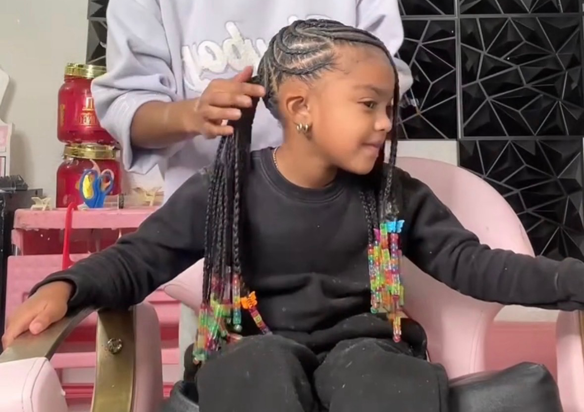 Lemonade braids/ ponytail