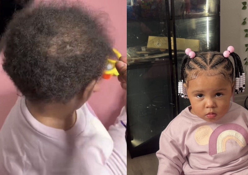 Cover up 2 ponytails