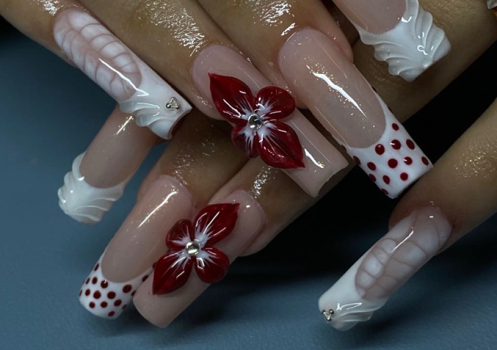 اظافر جل شهريه nails