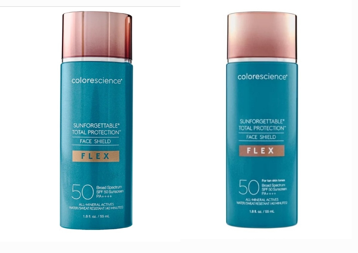 Colorescience - sunforgettable total protection face shield flex spf 50 
Fair/light/medium/tan