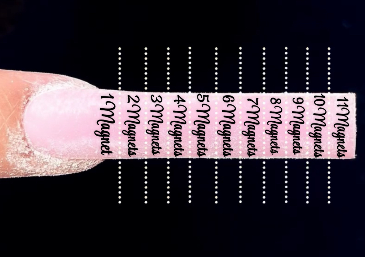 Nails full set 11 magnets🎀
