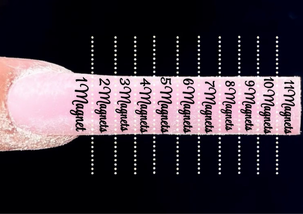 Nails full set 1 magnet🎀