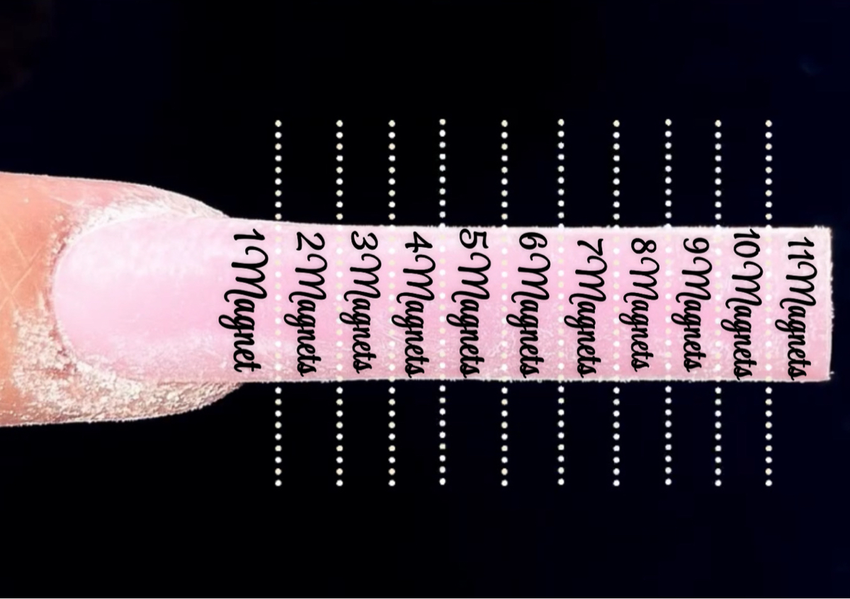 Nails full set 10 magnets🎀