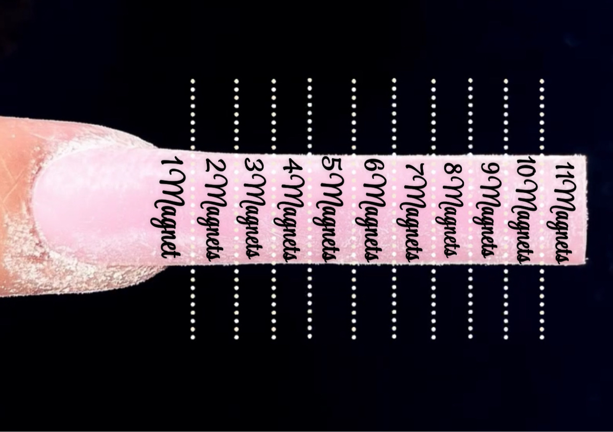 Nails full set 2 magnets🎀