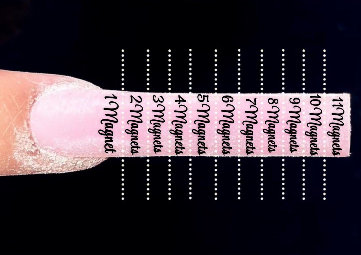 Nails  full set 8 magnets🎀