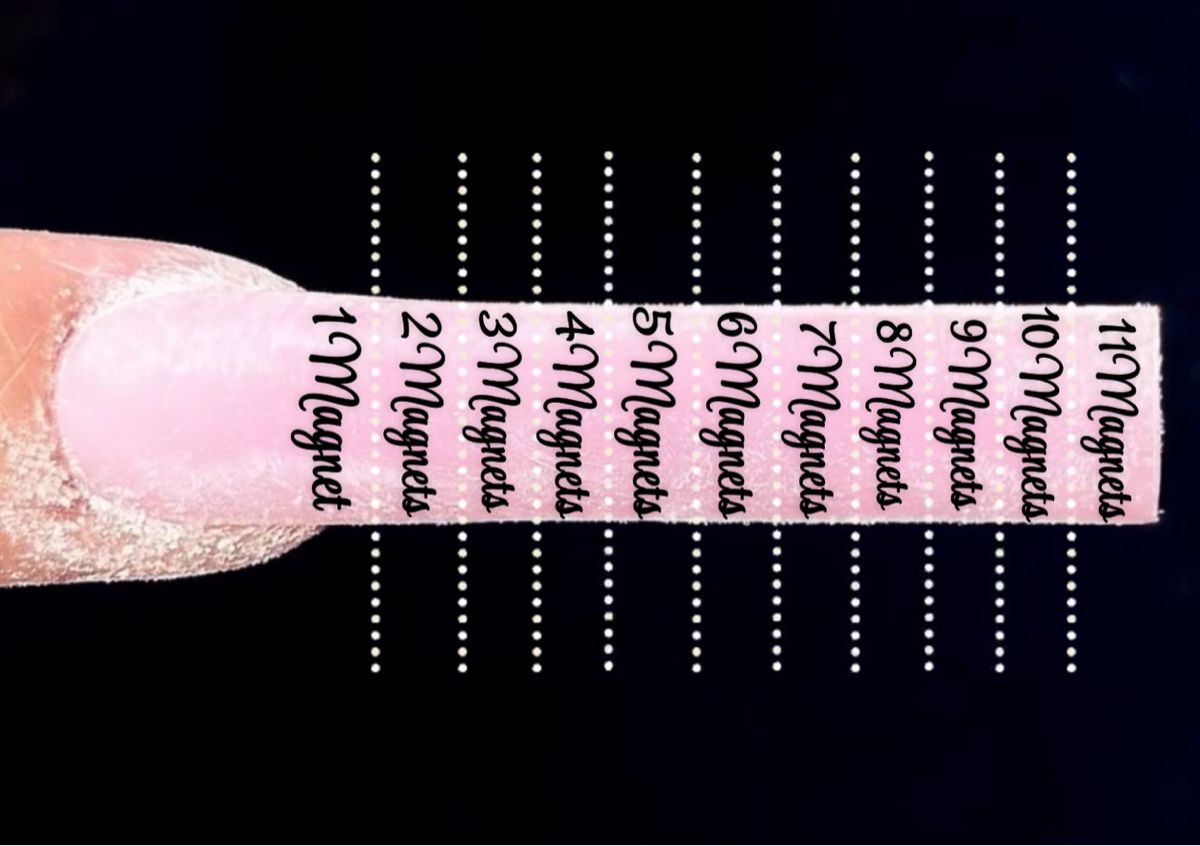 Nails full set 6 magnets🎀