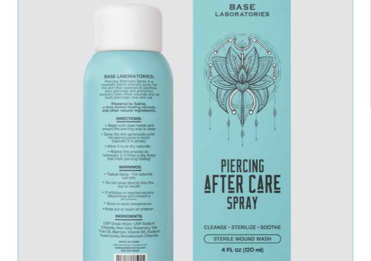 Base Laboratories Piercing Aftercare