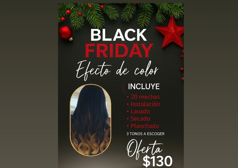 Mechas Efecto de color  OFERTA