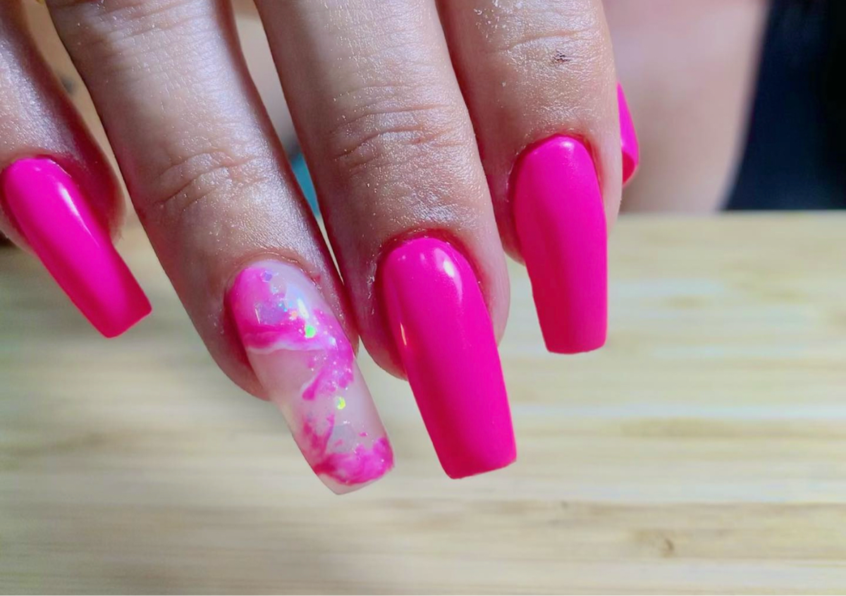 Aplicação Gel c/ extensão +1cm