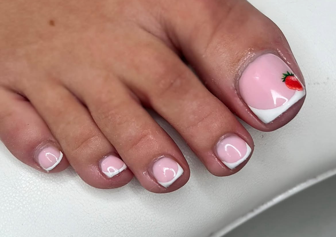 Biab/builder gel toes. 