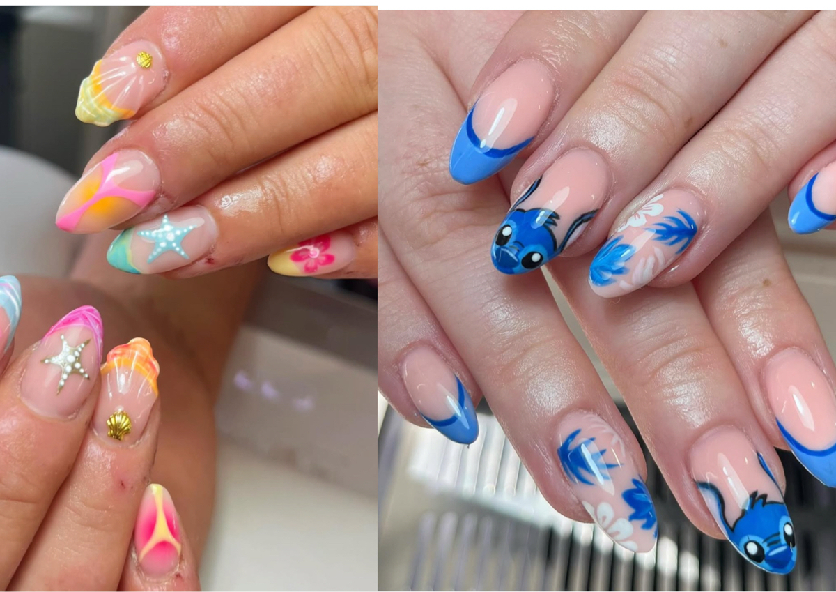 Biab/Gel medium-long  with design 