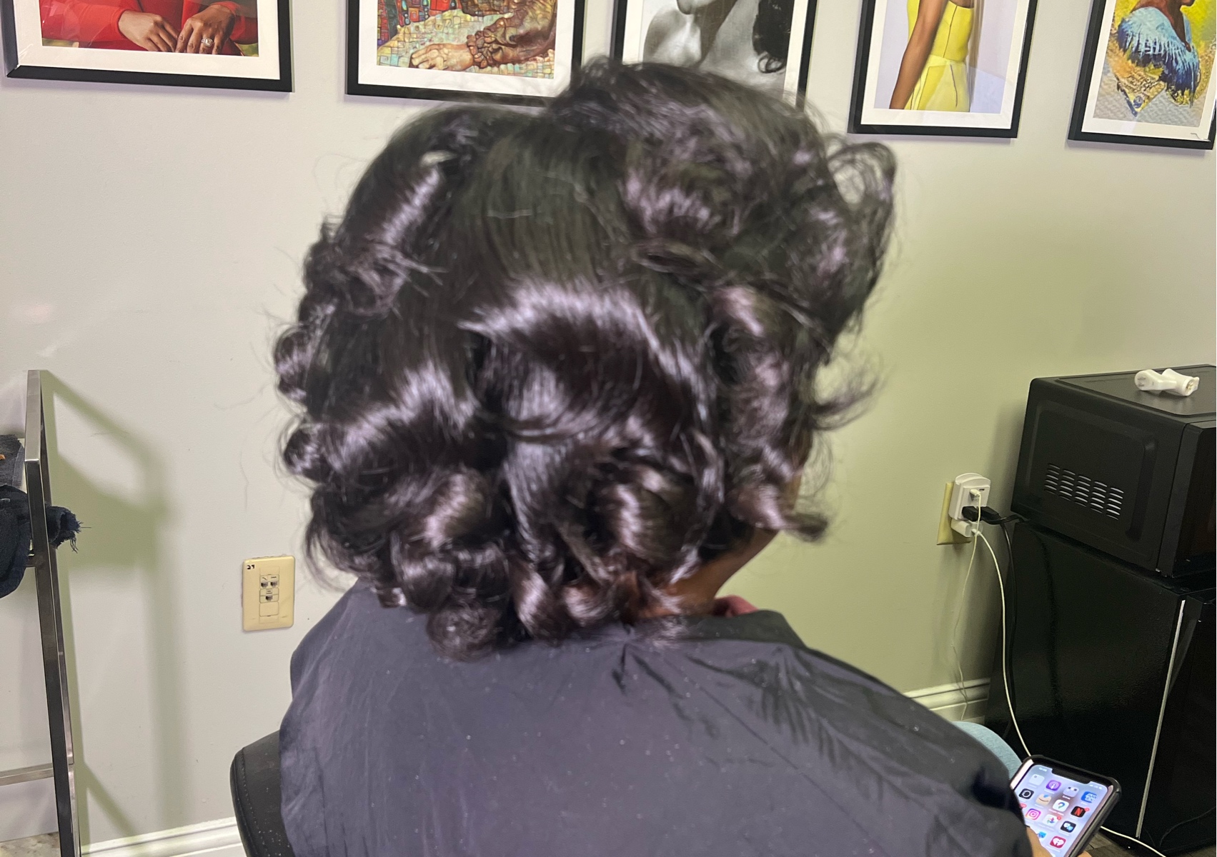 Shampoo & Style (Relaxed Hair)