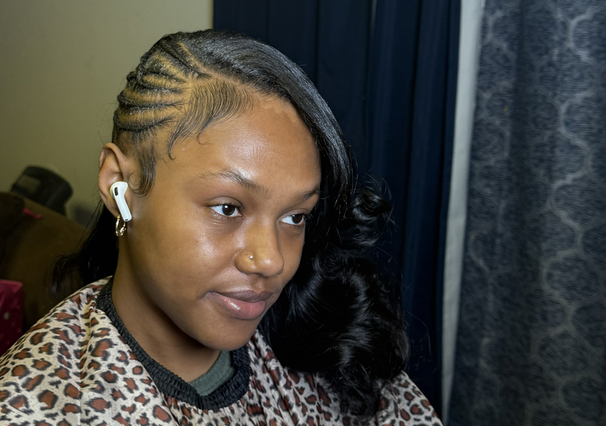 Baby kaely stitch braids