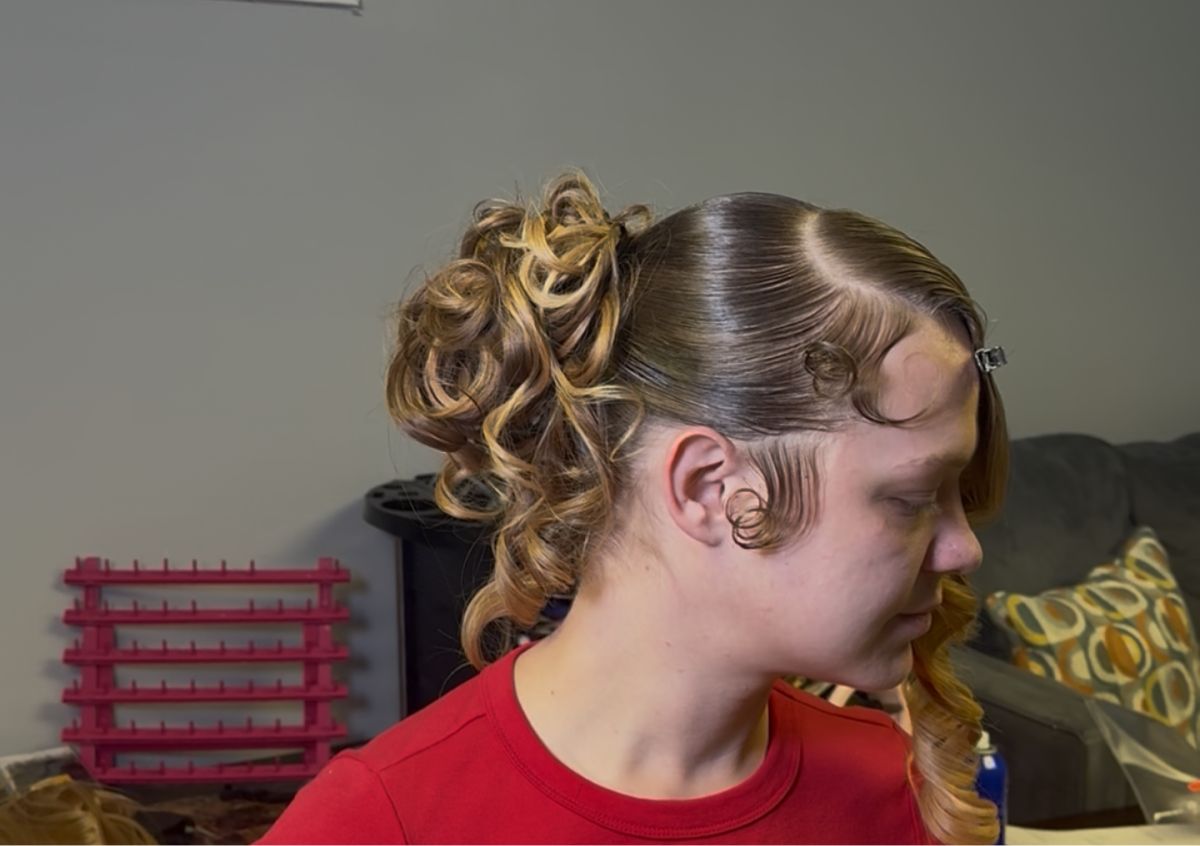 Pin updo pony