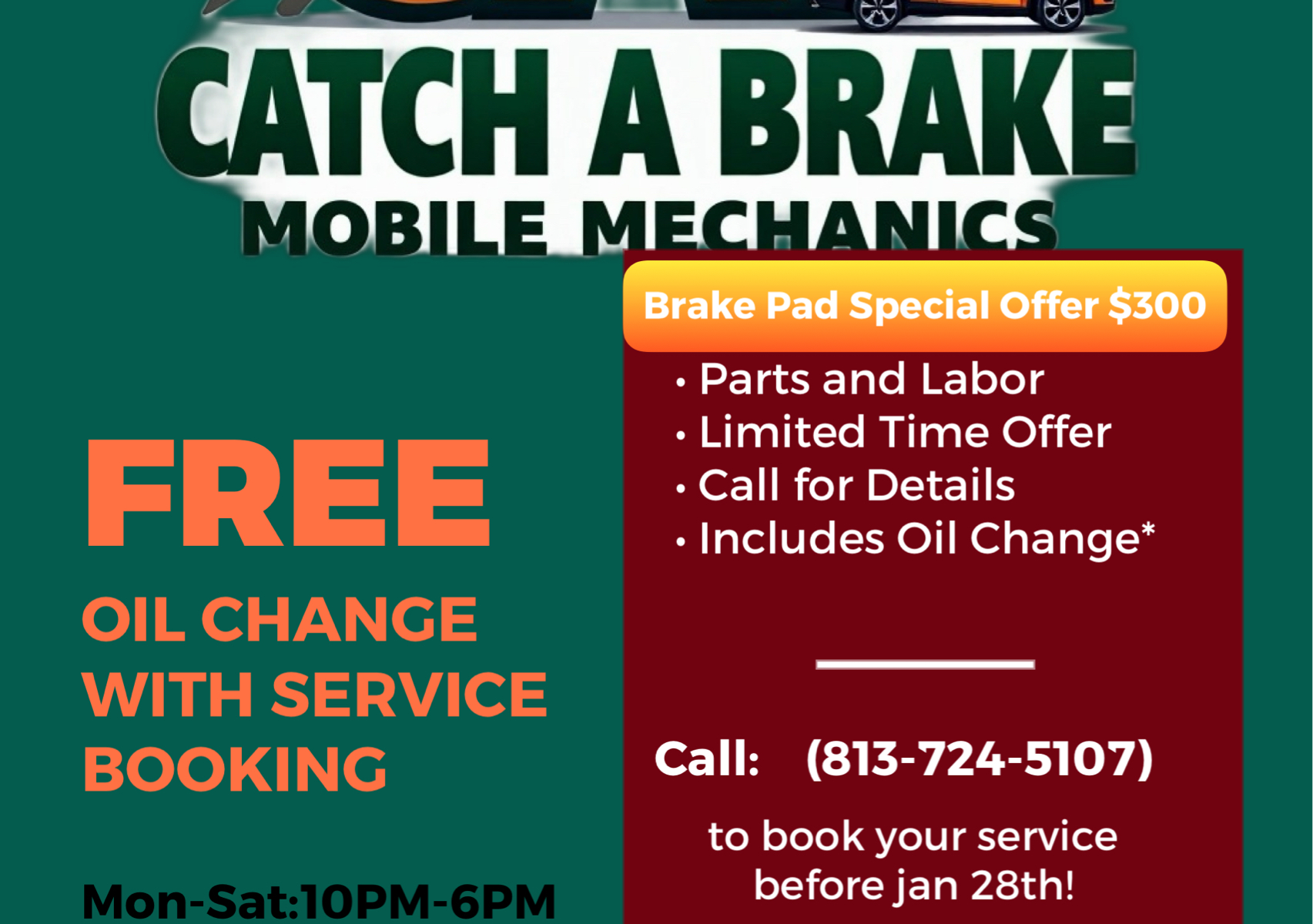 BRAKE PAD SPECIAL‼️