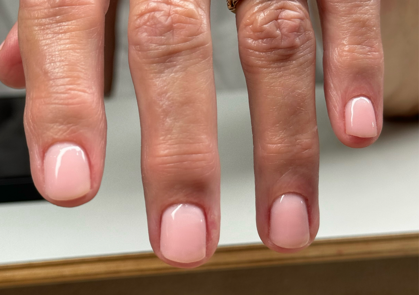 Russian manicure + BIAB 