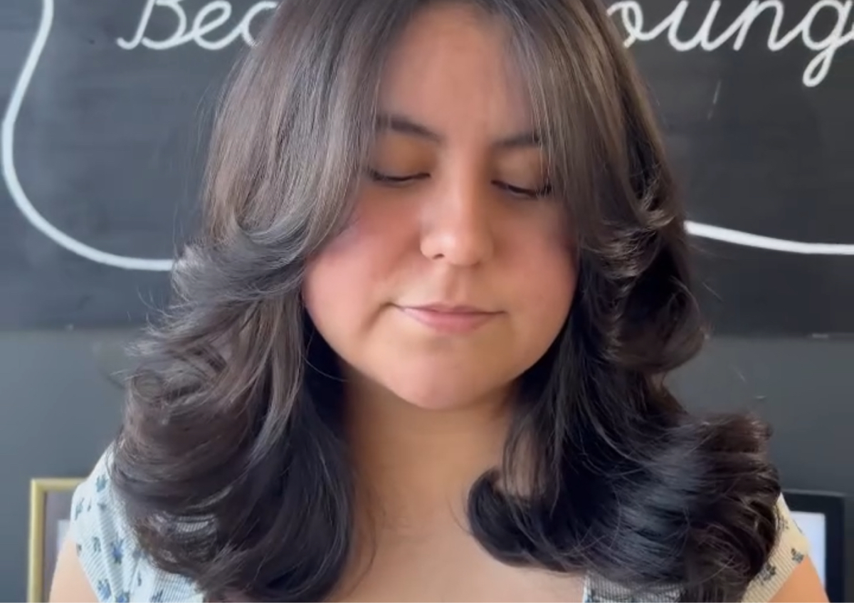 Wash, blowdry, and style 💕🎀