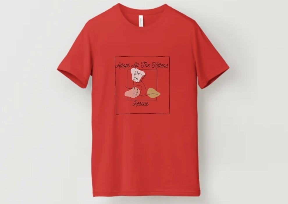Adopt All The Kittens T-Shirt (Red)
