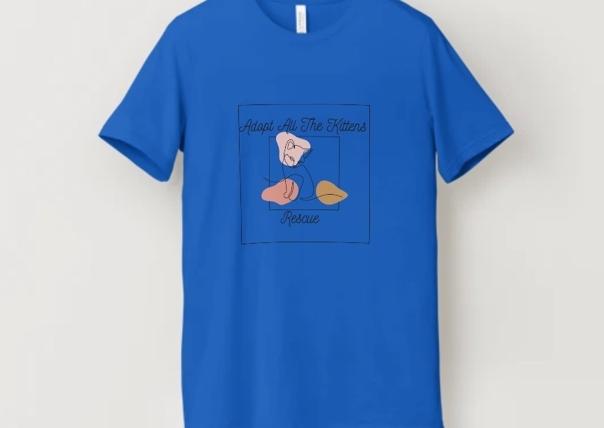 Adopt All The Kittens T-Shirt (Blue)