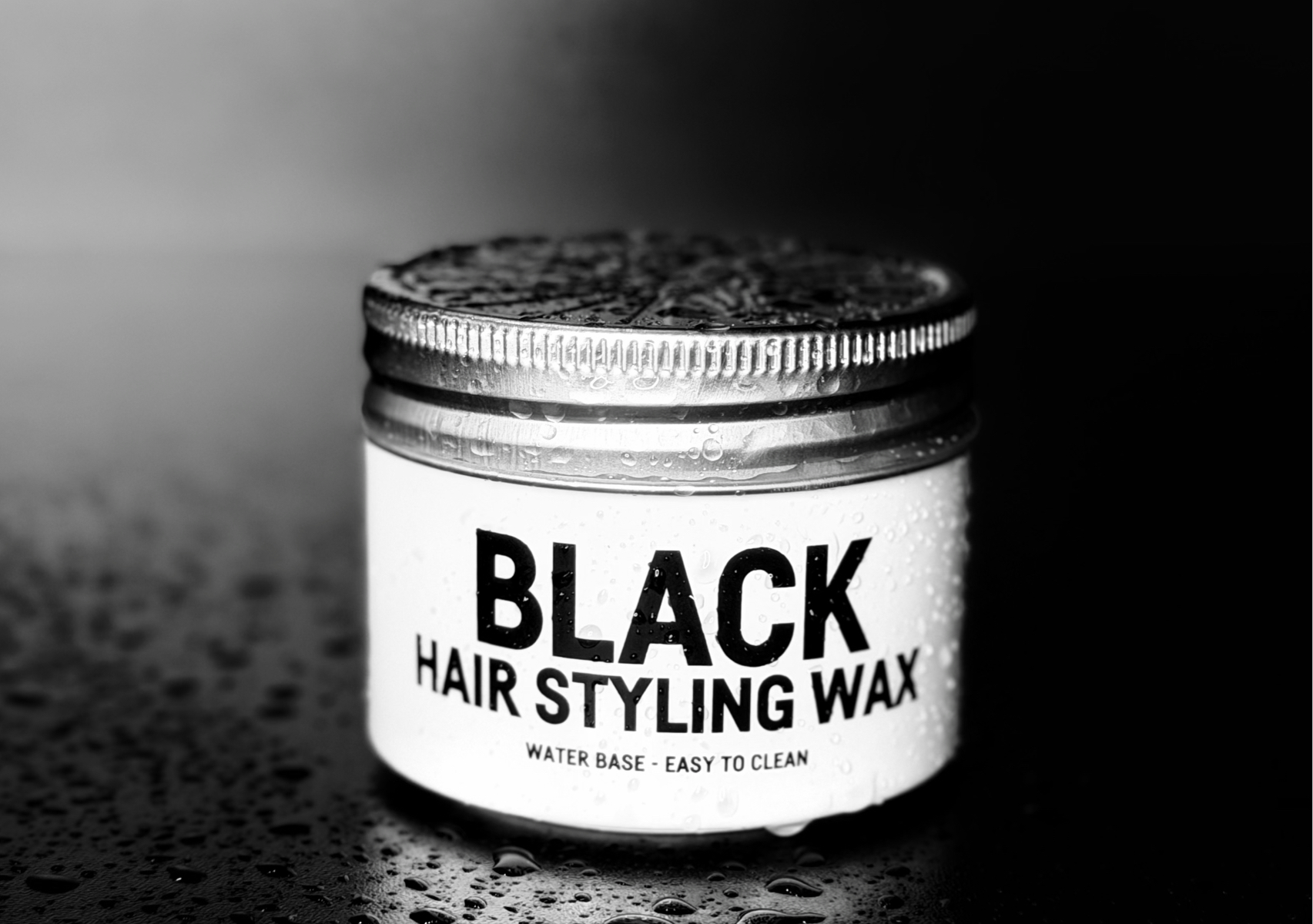 BLACK – Hair Styling Wax | Water Base – Easy to Clean