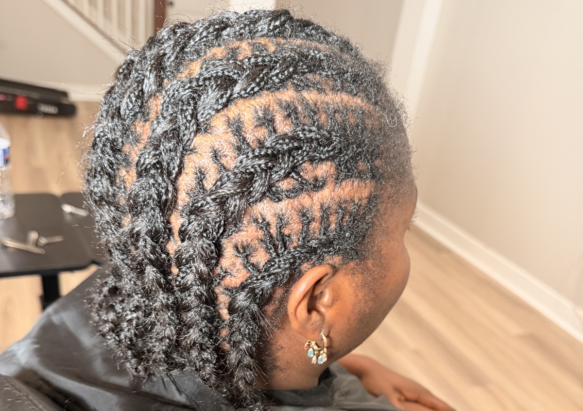 Locs styling with CrownbyAisha
