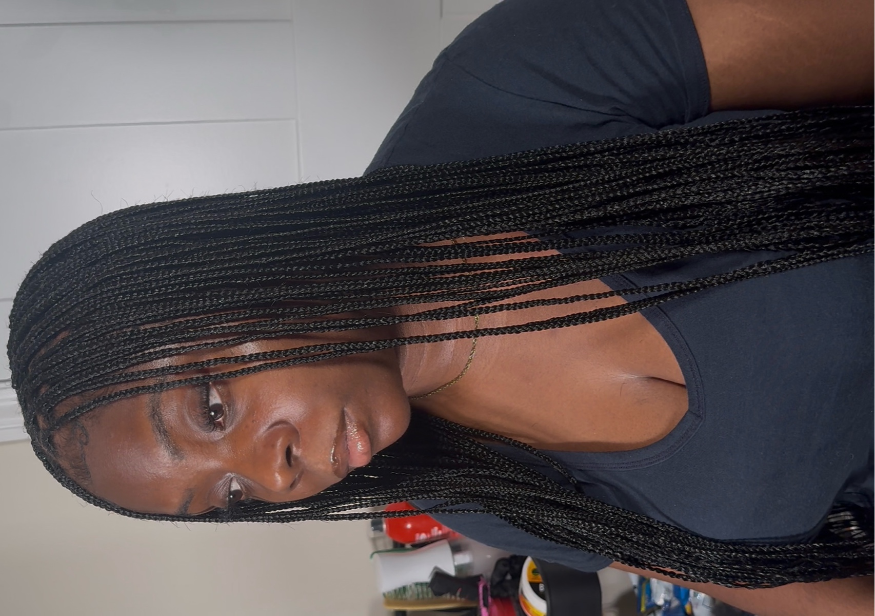 Small knotless Waist Length 