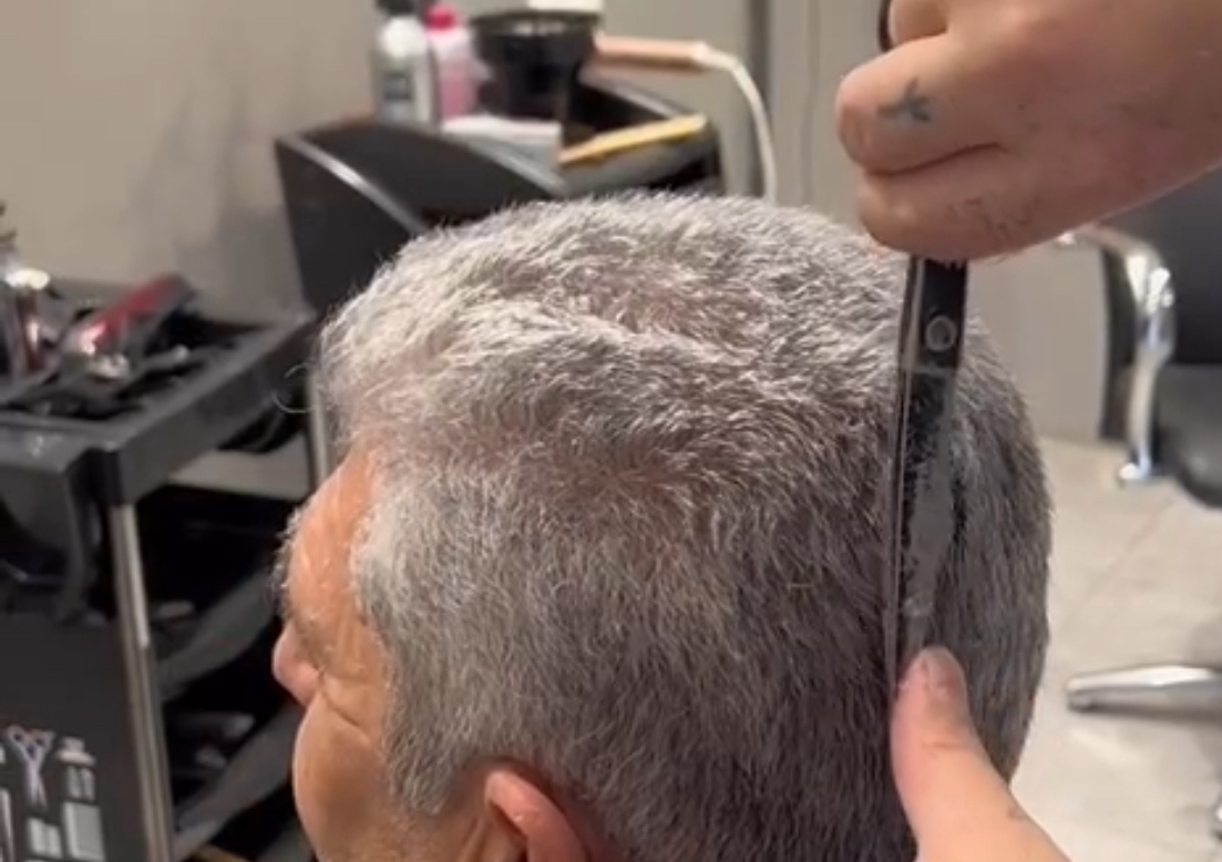 Απλό κούρεμα Men simply hair cut