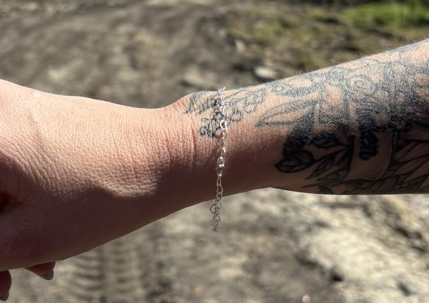 Sterling Silver Heart Bracelet / Anklet