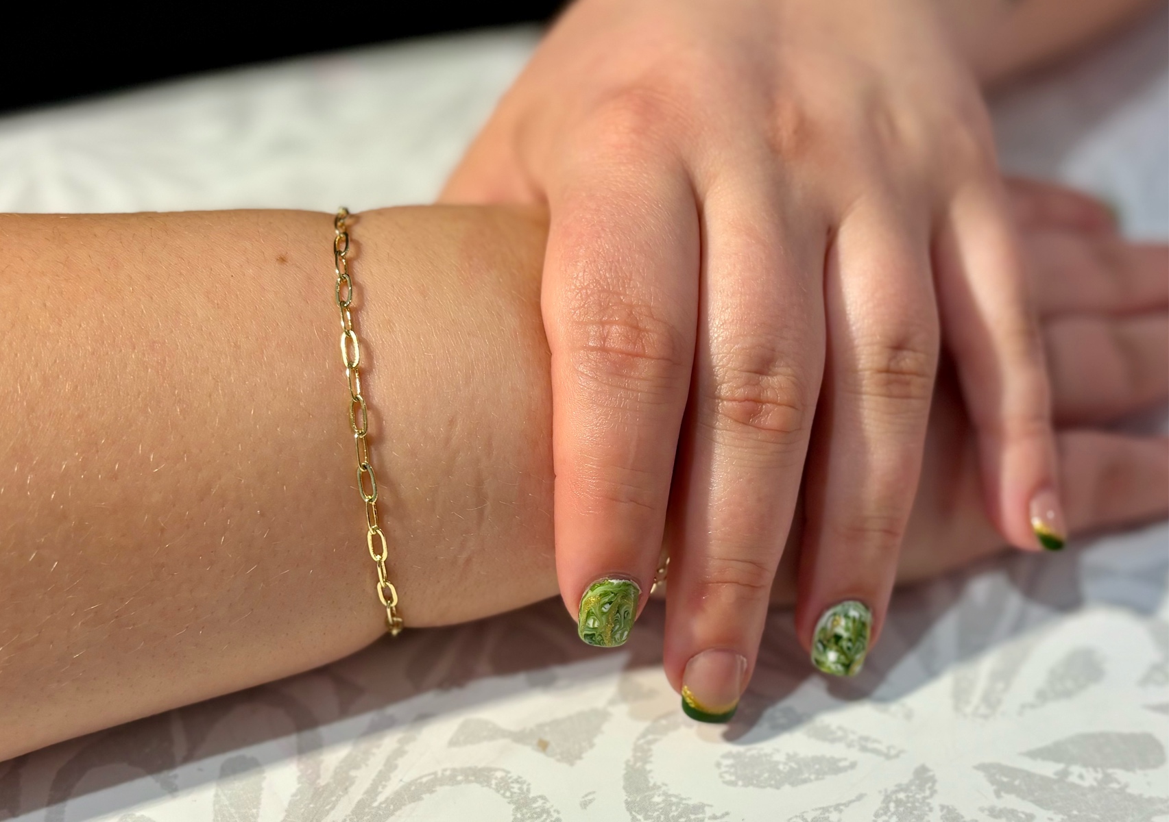 Gold Filled Paperclip Bracelet / Anklet