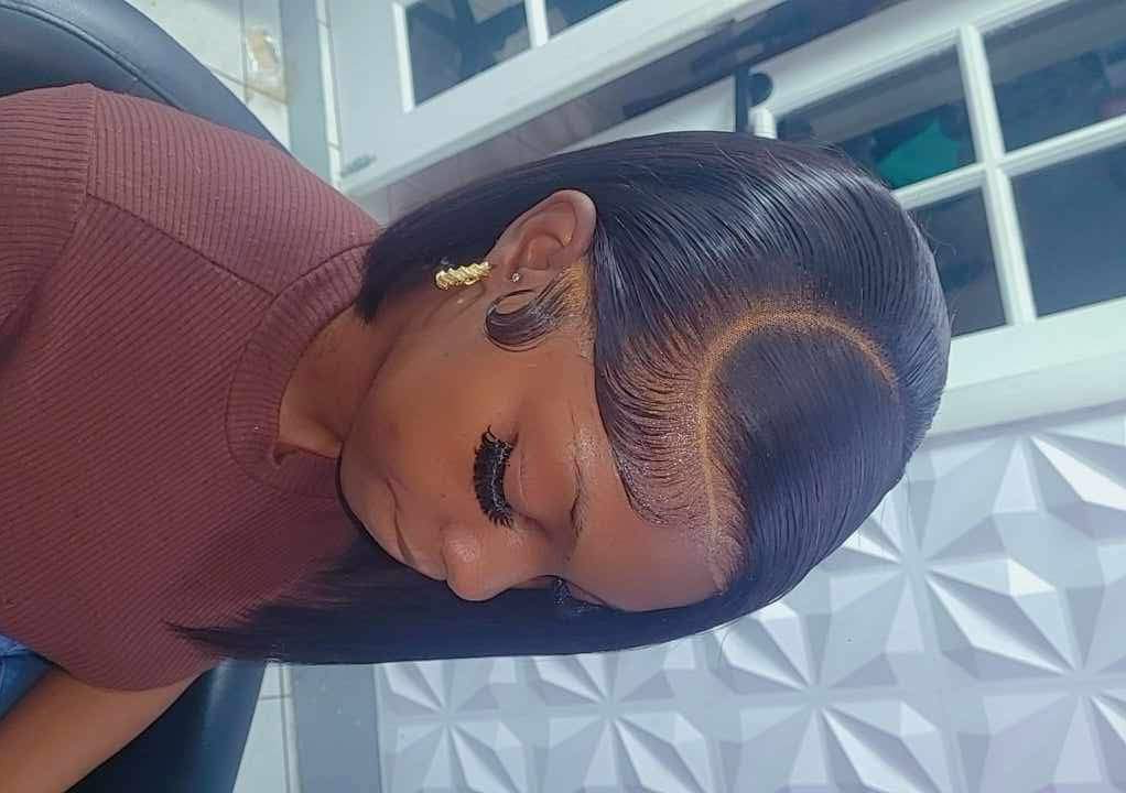 Frontal bob wig install