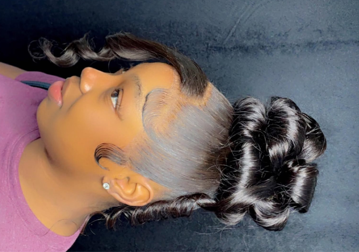 Updo frontal ponytails 
