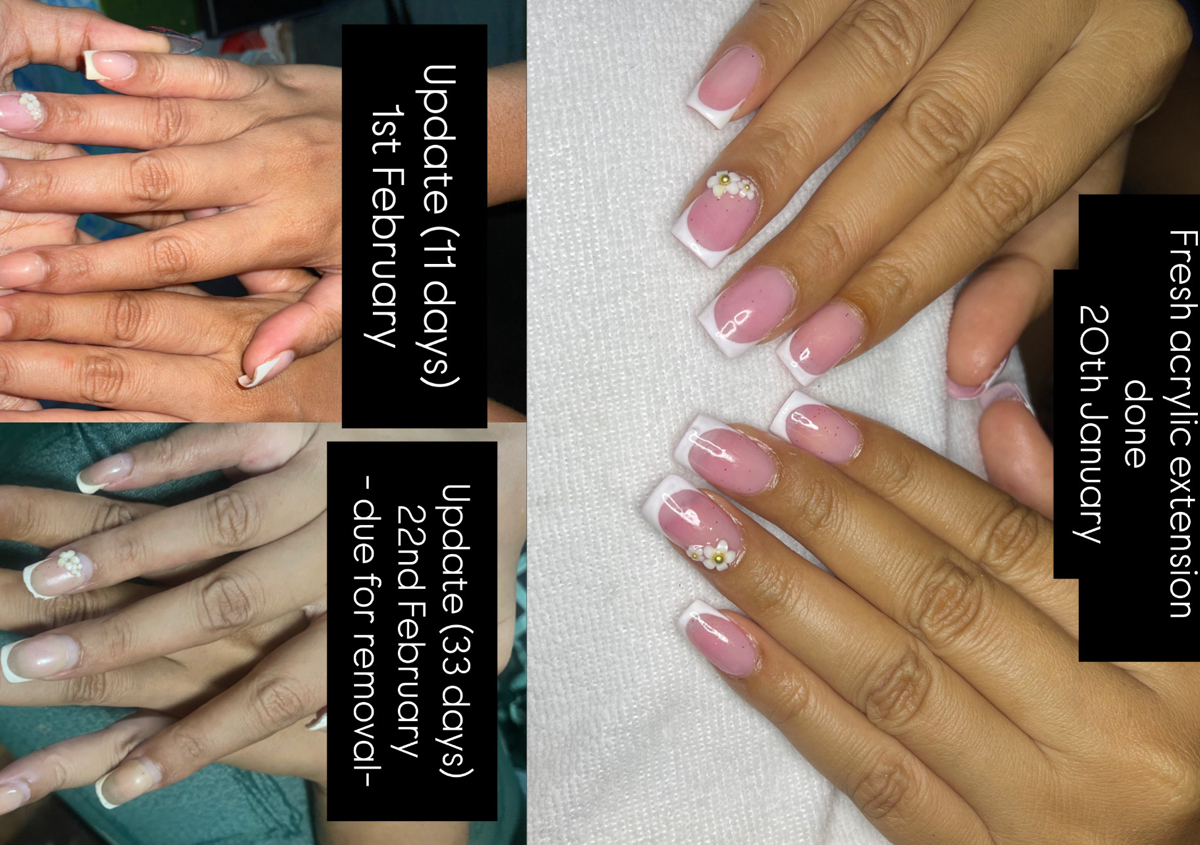 Acrylic Extension Manicure