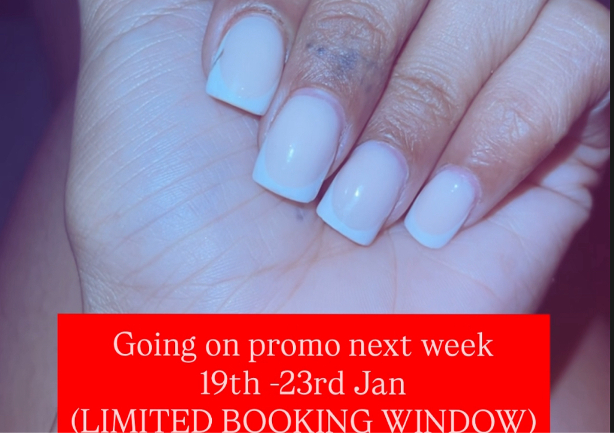 Short Acrylic French Manicure