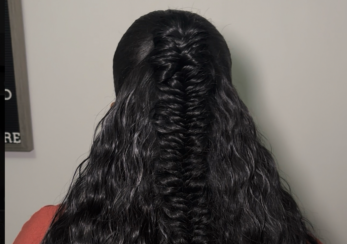 Low half up half down