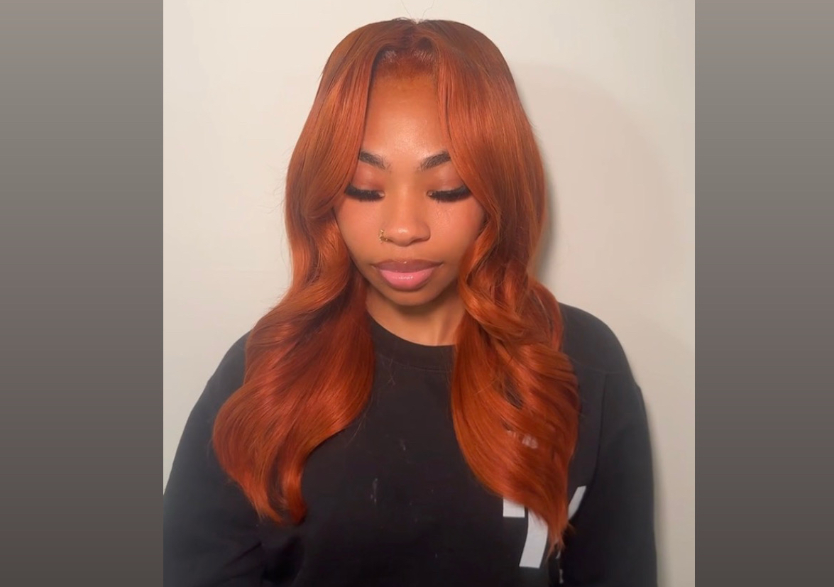 Faux middle part