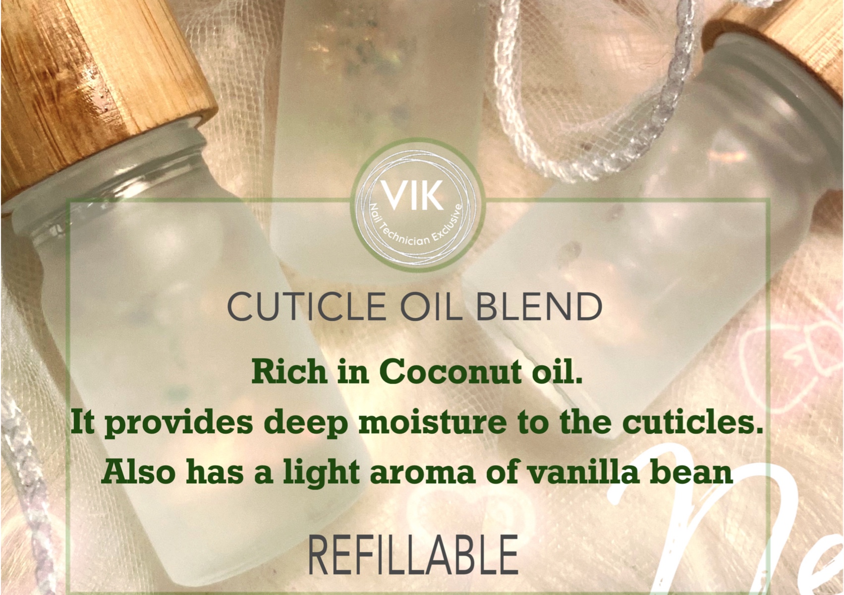 Coconut and Vanilla Cuticle Oil