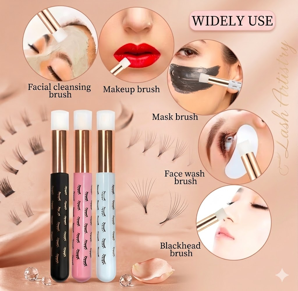 ✨Brochas de Limpieza Pro-Lash & Skincare✨