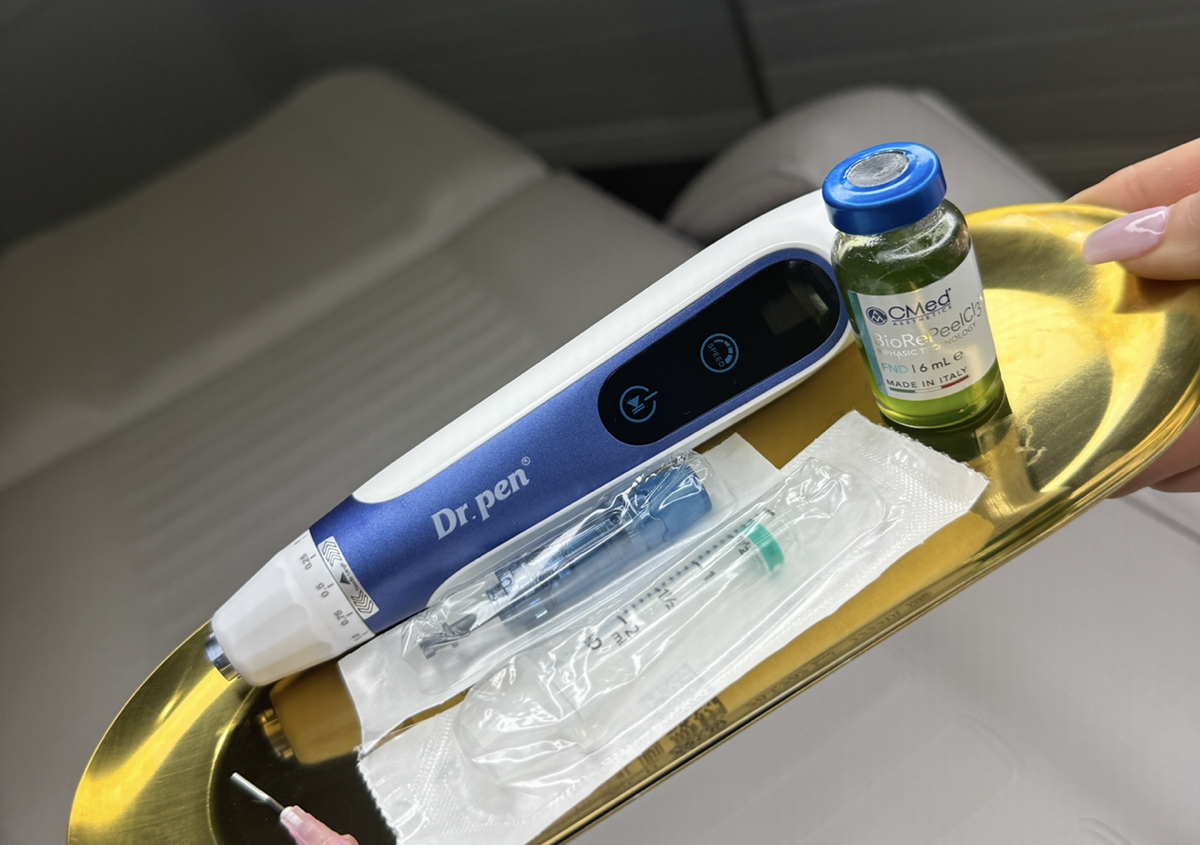 biorepeel x microneedling