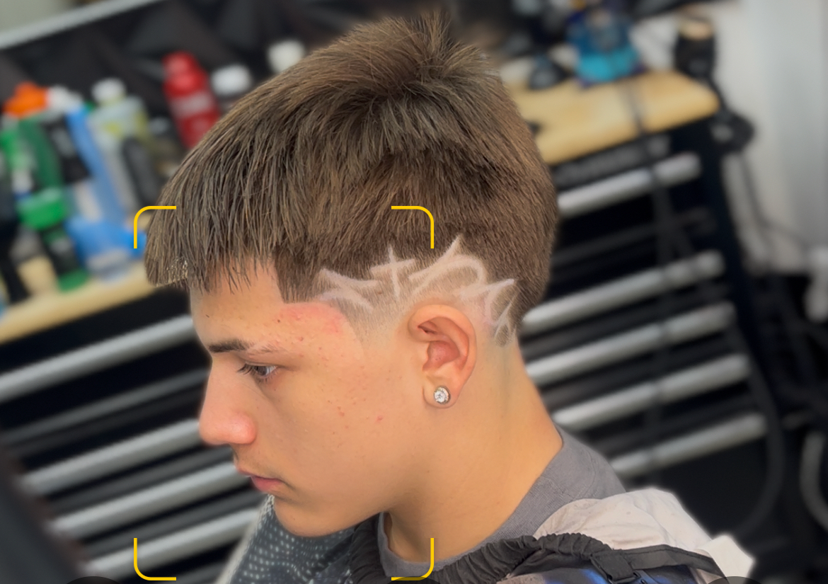 burst fade+design