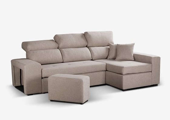 Sofá chaiselongue grande 