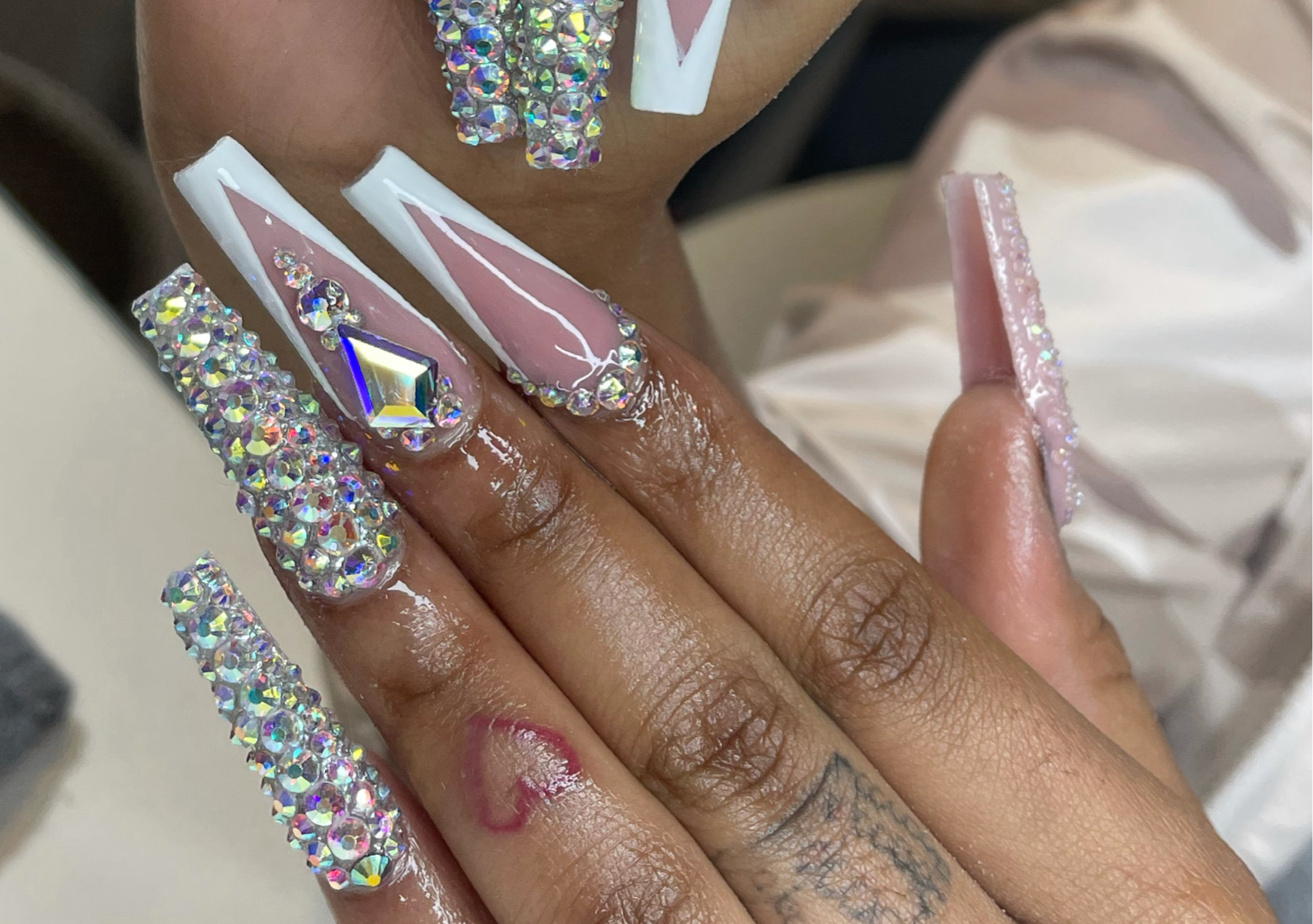 Full Bling Nail (Long Length)