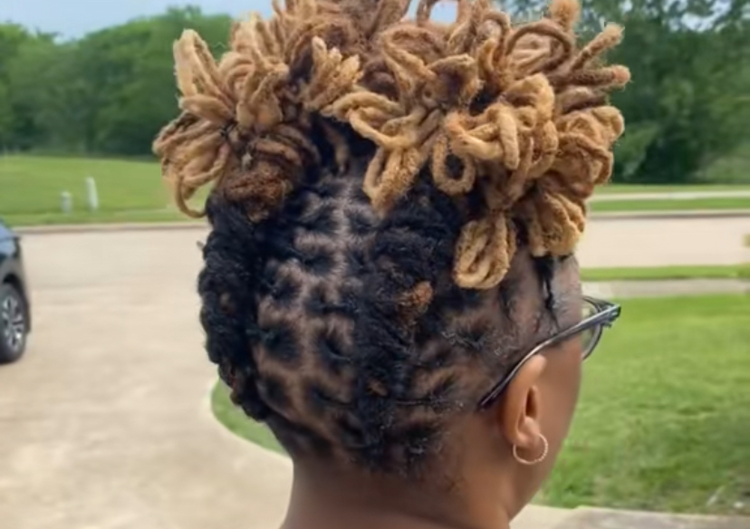 Short/medium Loc styles no retwist