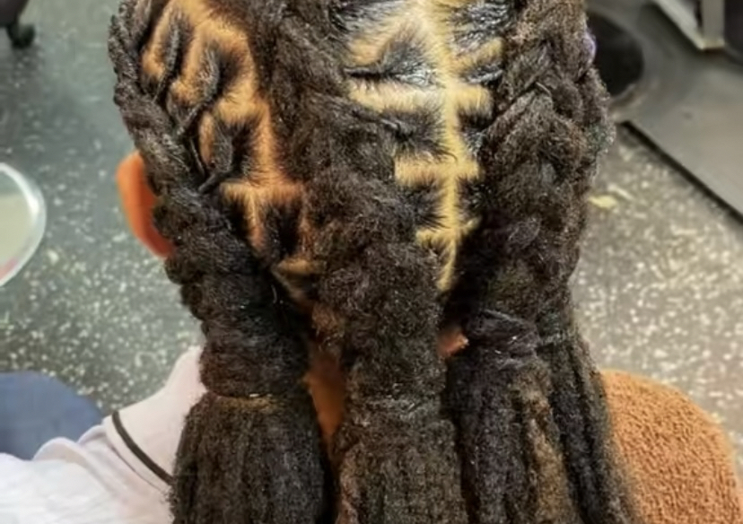 Long locs retwist/style/Waist lenght